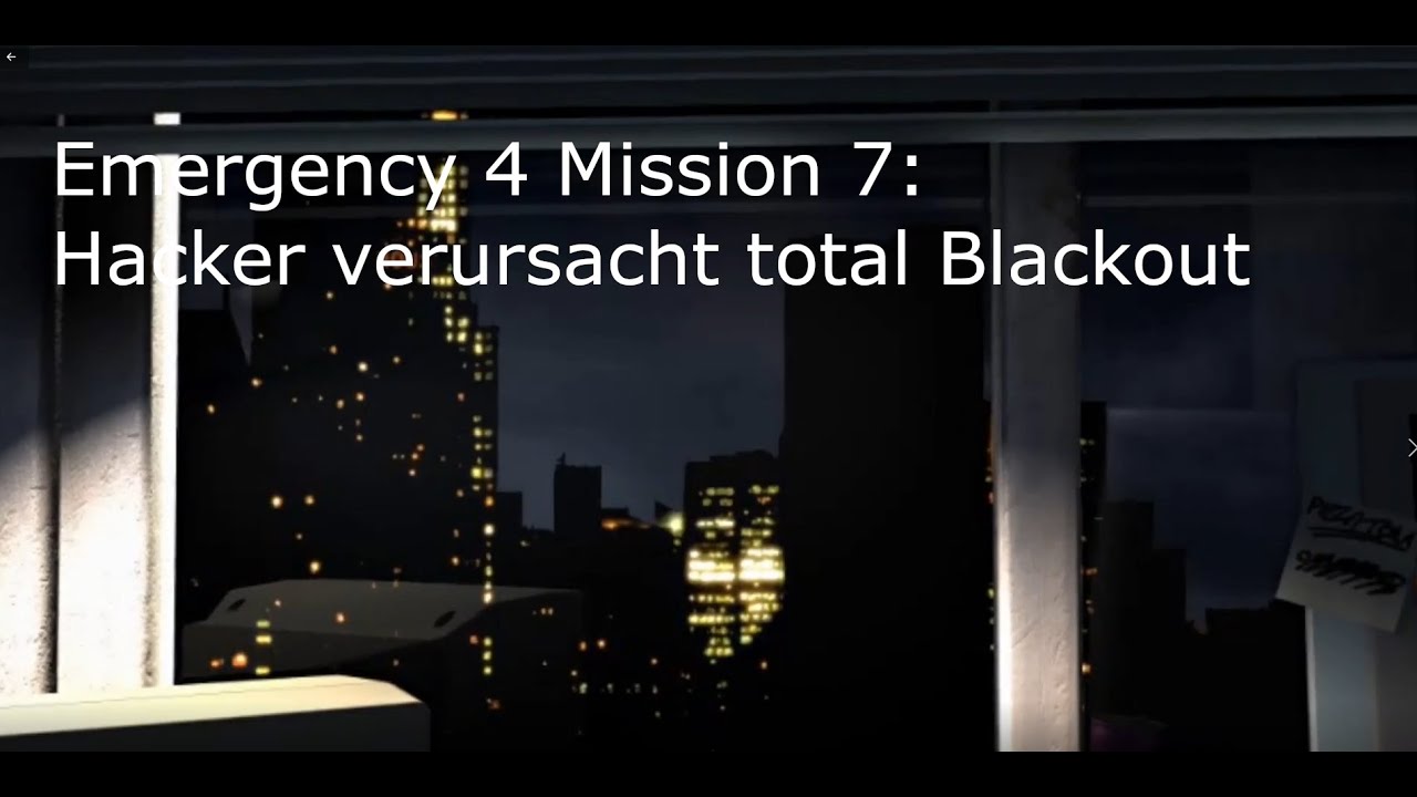Emergency 4 Mission 7: Hacker verusacht total Blackout