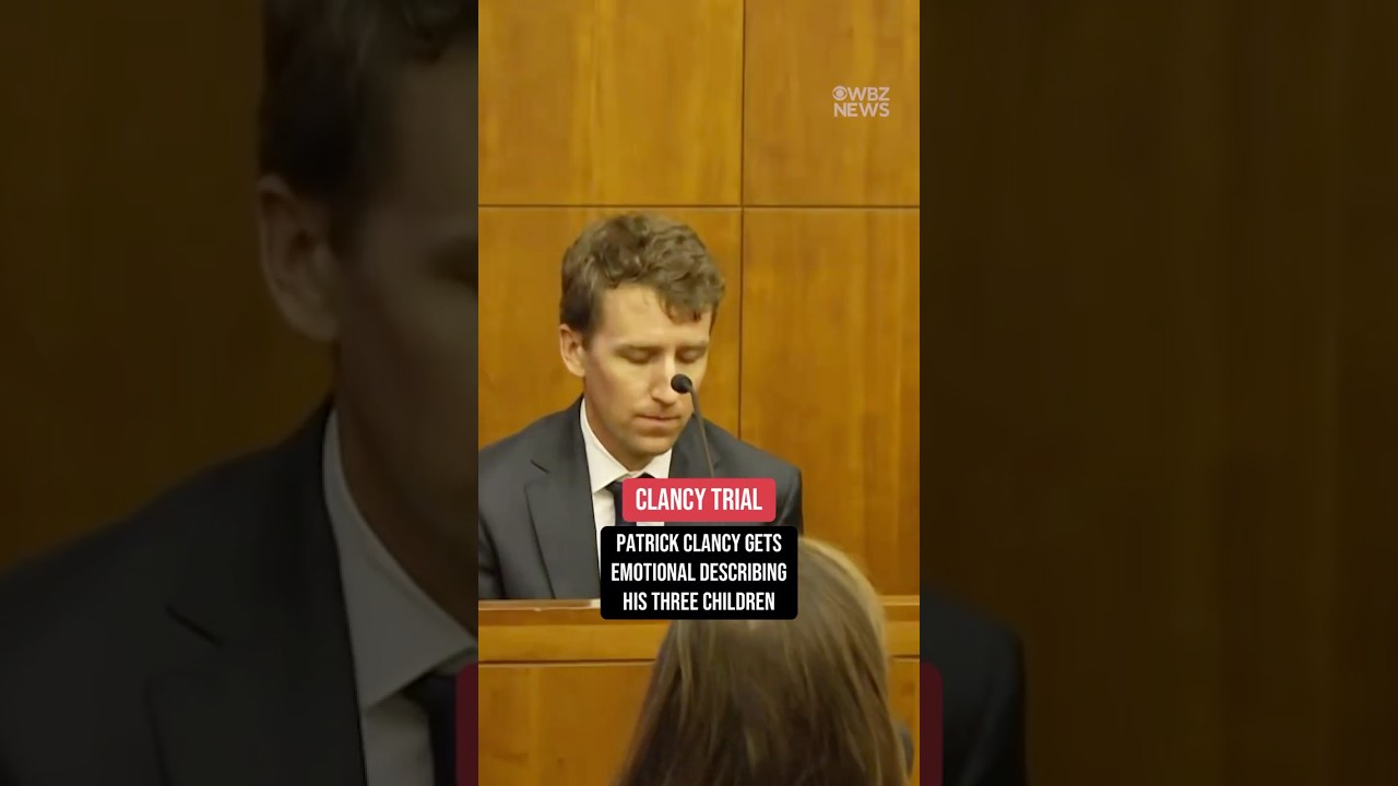 Patrick Clancy gets emotional describing his three children