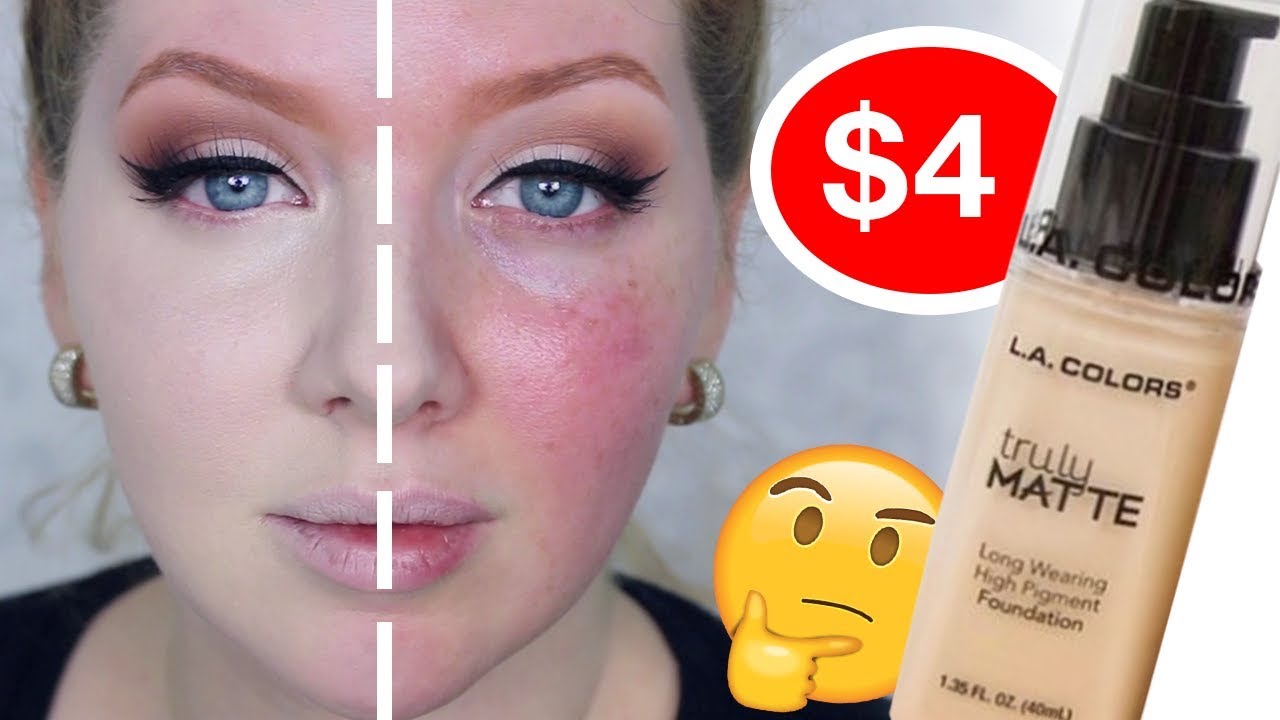 Drugstore Foundation Review | L.A. Colors Truly Matte