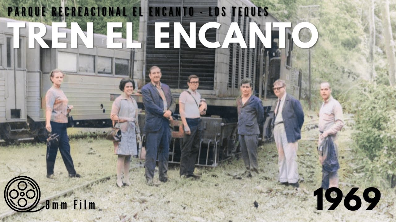 Paseo al Parque Tren El Encanto. Pel&iacute;cula 8mm de 1969
