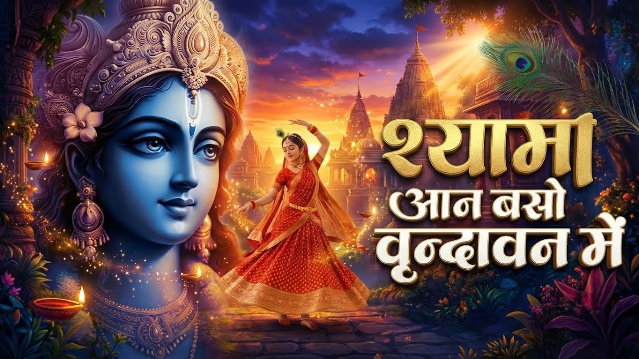 Shyama Aan Baso | श्यामा आन बसों वृन्दावन में | Shyama Aan Baso Vrindavan Mein | RadhaKrishna Bhajan