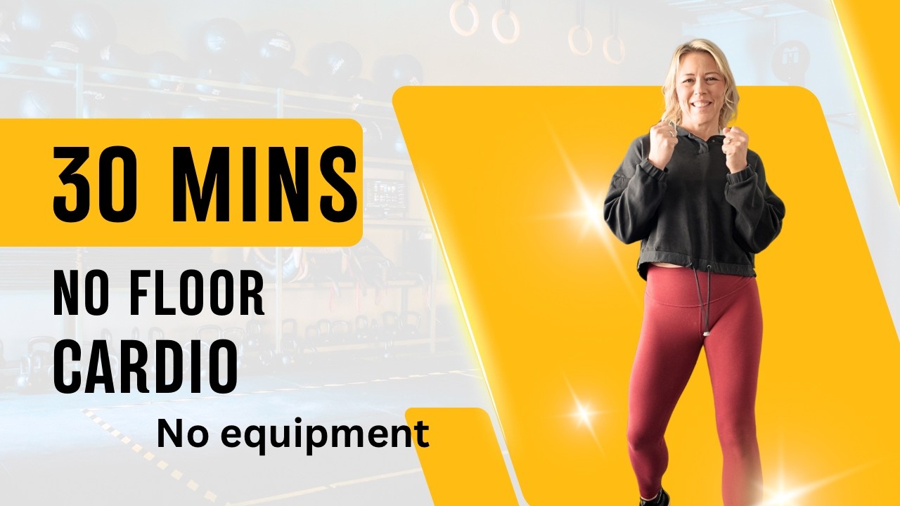 🔥 30 Minute No Equipment Cardio Workout | No Floor | At Home 🔥