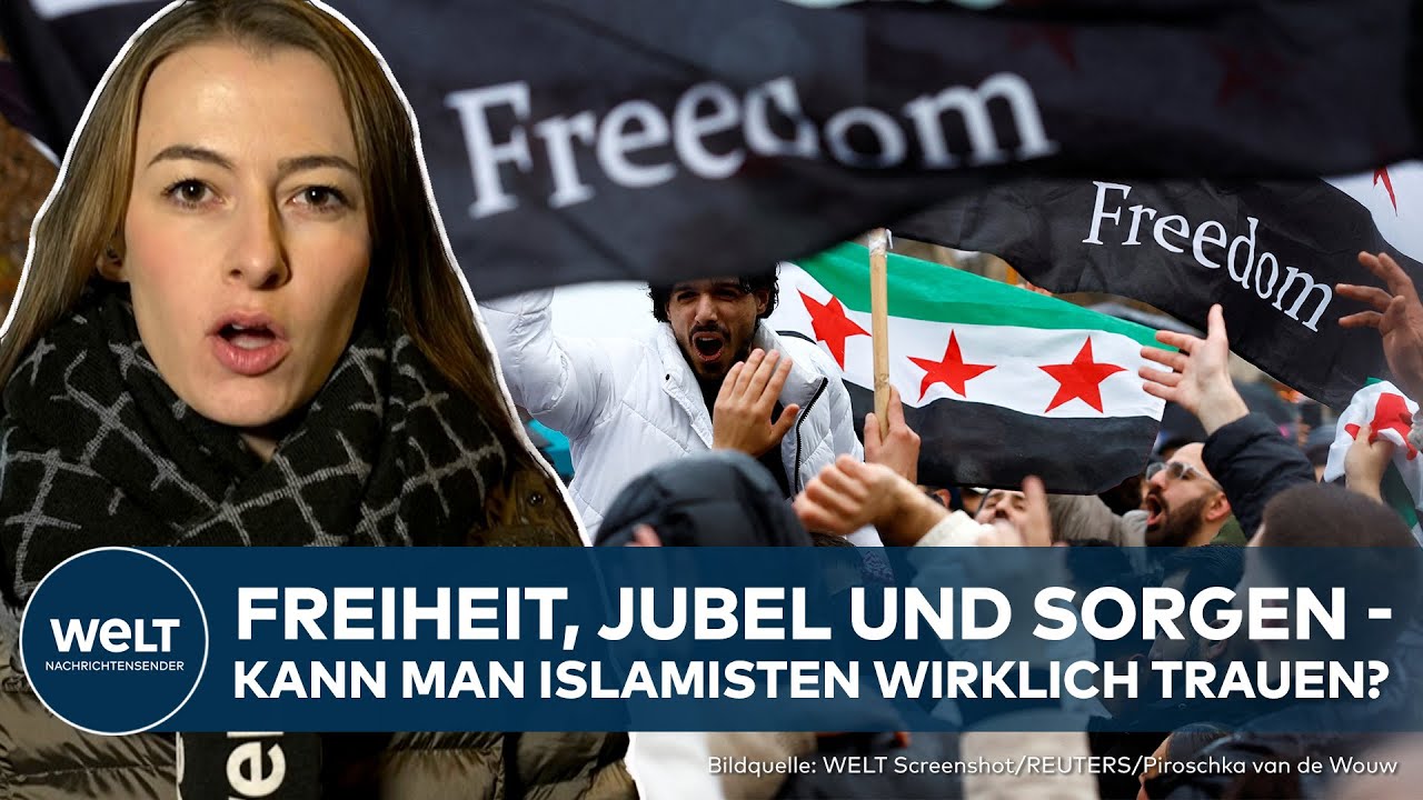 SYRIEN VON ASSAD BEFREIT: Exil-Syrer können es kaum fassen - Grenzenloser Jubel bei den Flüchtlingen