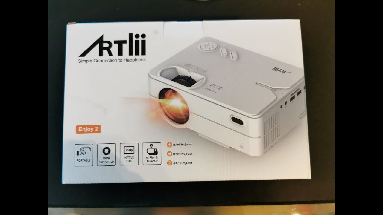 UNBOXING - ARTLII ENJOY 2 - WIFI PROJECTOR