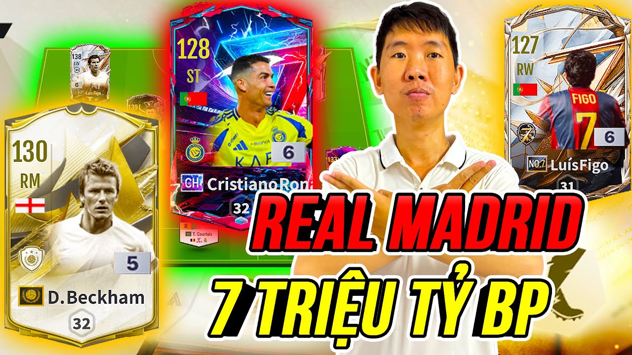 TH&Agrave;NH HO&Agrave; H&oacute;a đi&ecirc;n Build Team Real Madrid l&ecirc;n 7 triệu tỷ BP Kh&ocirc;ng Ai Ngờ Tới | FC Online