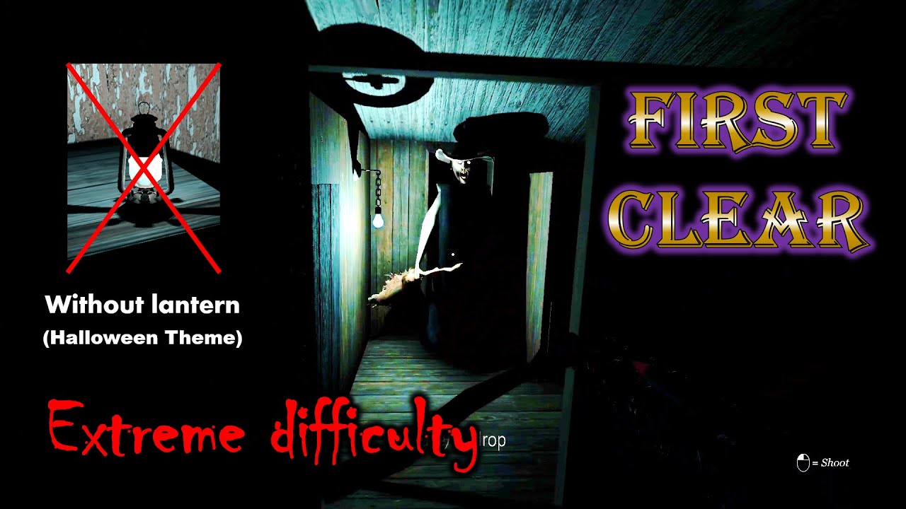 Granny PC, EXTREME without lantern: FIRST CLEAR!!! Car escape, day 4