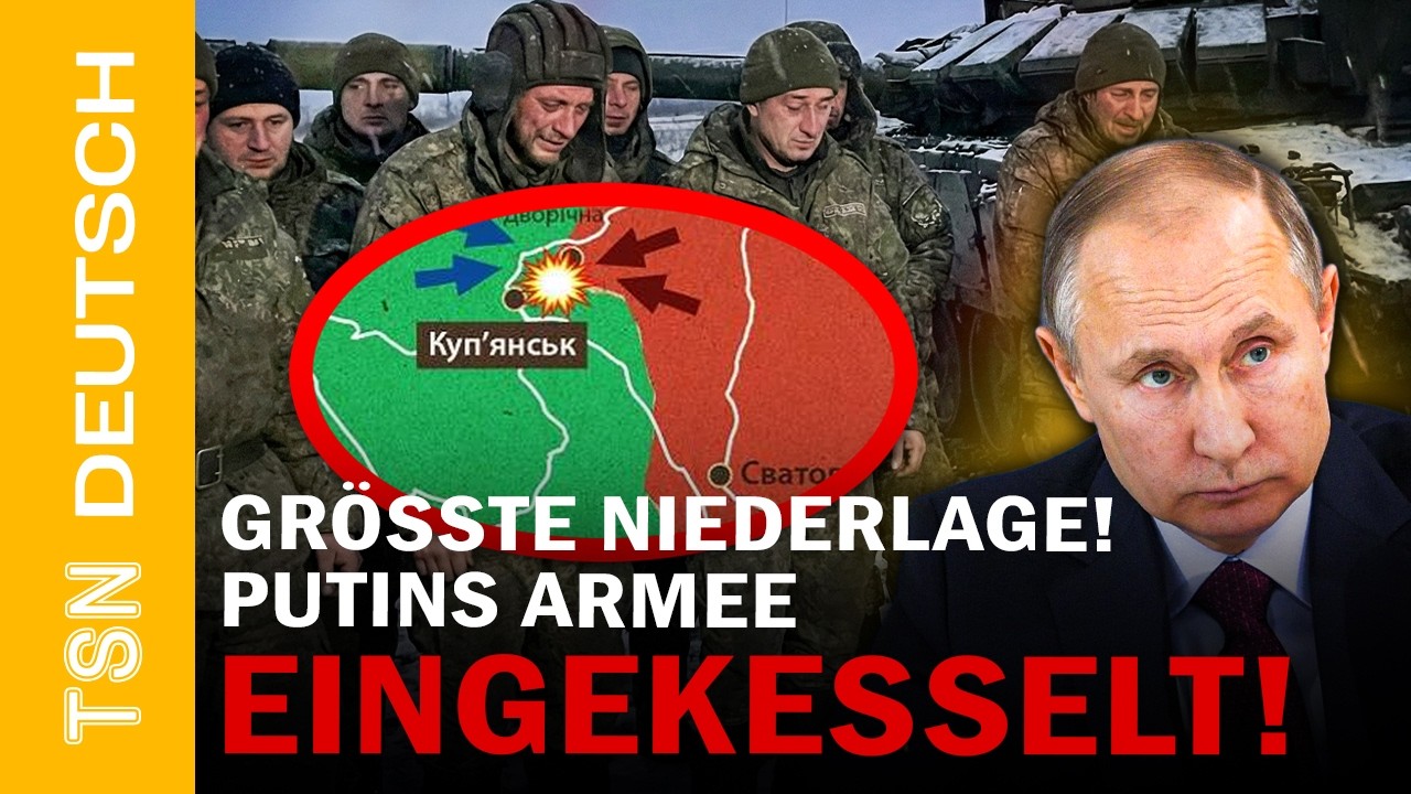 PUTINS DONBAS-OFFENSIVE ENDET IN NIEDERLAGE! DESASTER BEI KUPJANSK — RUSSISCHE ARMEE ZERSTÖRT!