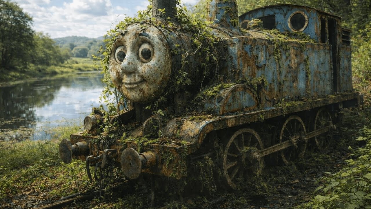 Abandoned Thomas the Tank Engine ASMR | Full Restoration After Years of Decay