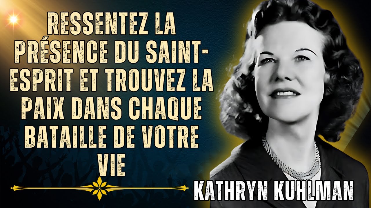 KATHRYN :Arrête de tout porter seule : laisse le Saint-Esprit GUIDER ta VIE et GUÉRIR tes BLESSURES