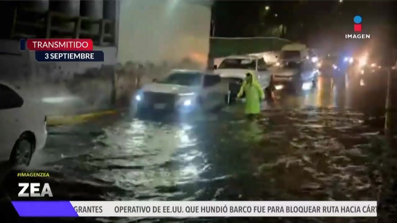 Caos vial en la CDMX por lluvias que no dan tregua | Lo Mejor de Imagen Noticias