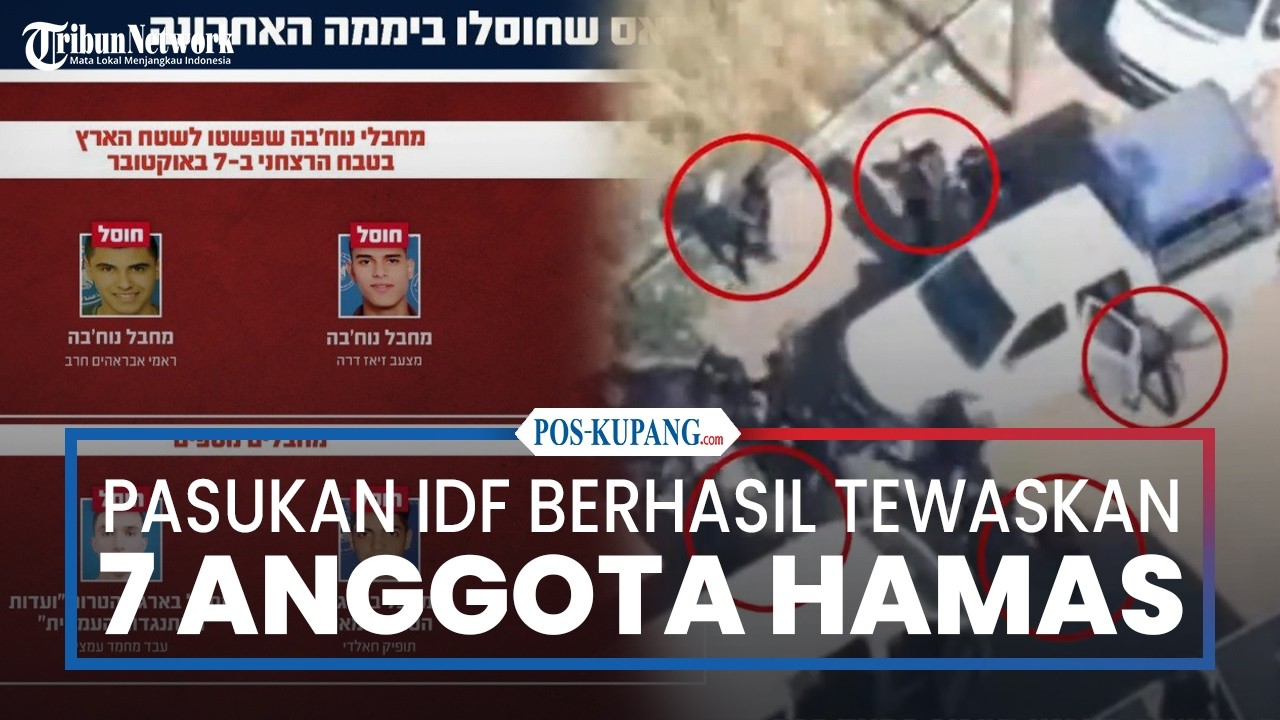 7 Hamas Tewas, Pasukan IDF Menyerang Sel Operasi Hamas di Jalur Gaza