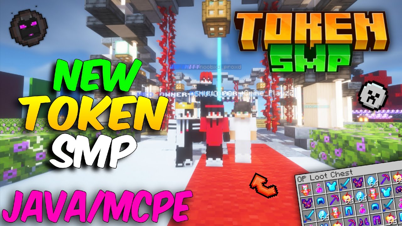 ❤️&zwj;🔥 New Best Free Public TOKEN Smp Server For Minecraft 💚 | Java/Pe | 24/7 Online | Anyone Can Join