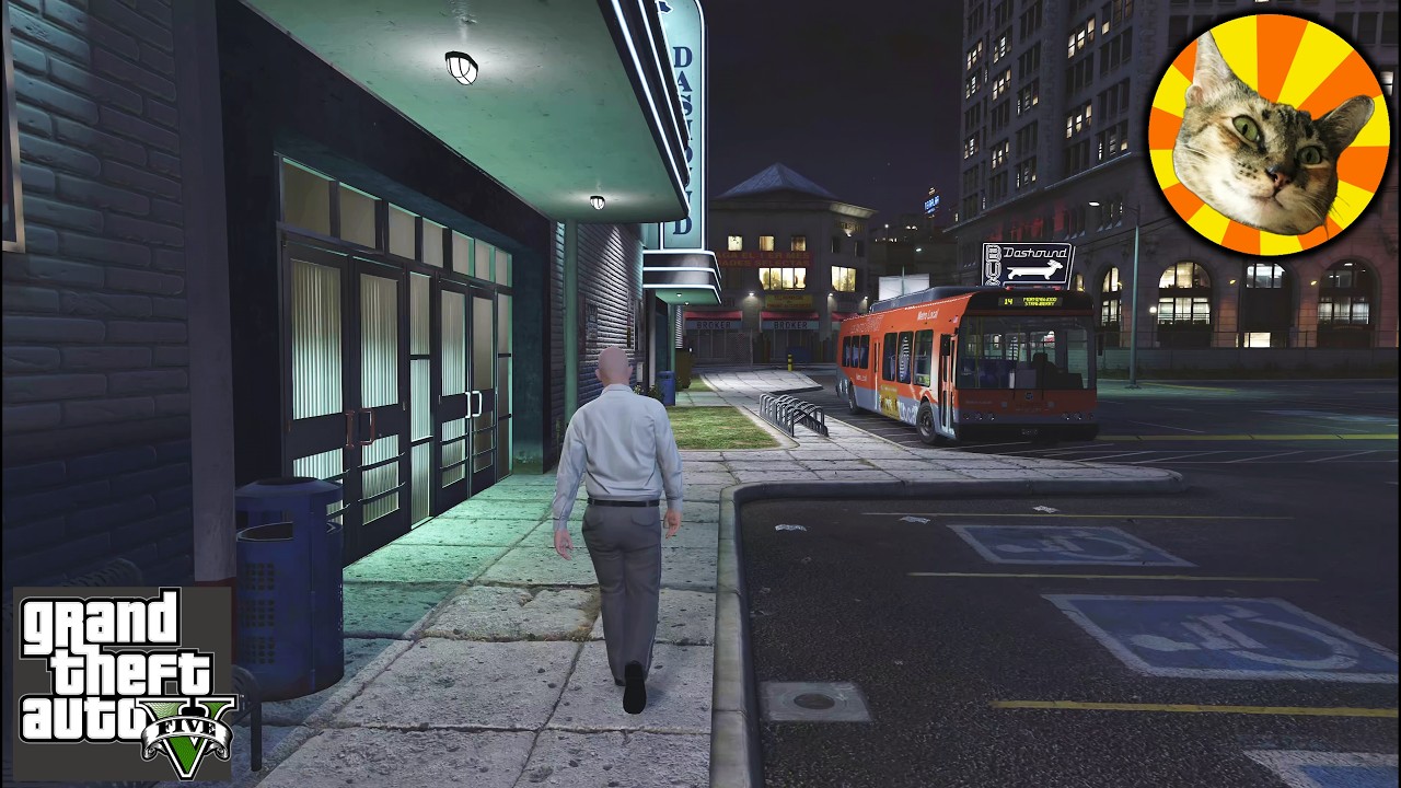 Bus driver ends his shift | GTA V NPC roleplay