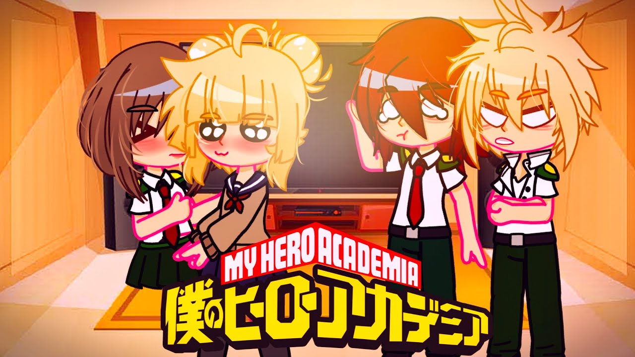 Class 1a + toga react to Toga and Uraraka [togaraka]Sanchu