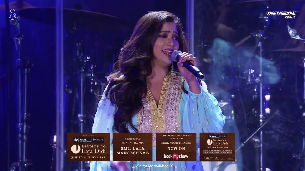 Letters to lata didi | Shreya Ghoshal Live Concert | Mumbai 🎤 | 7th march 2026 💖