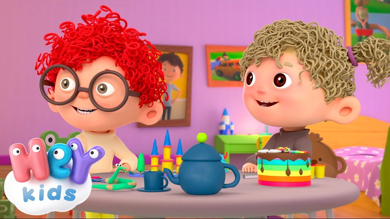 Cu plastilină ne jucam | C&acirc;ntece pentru copii si desene animate - HeyKids