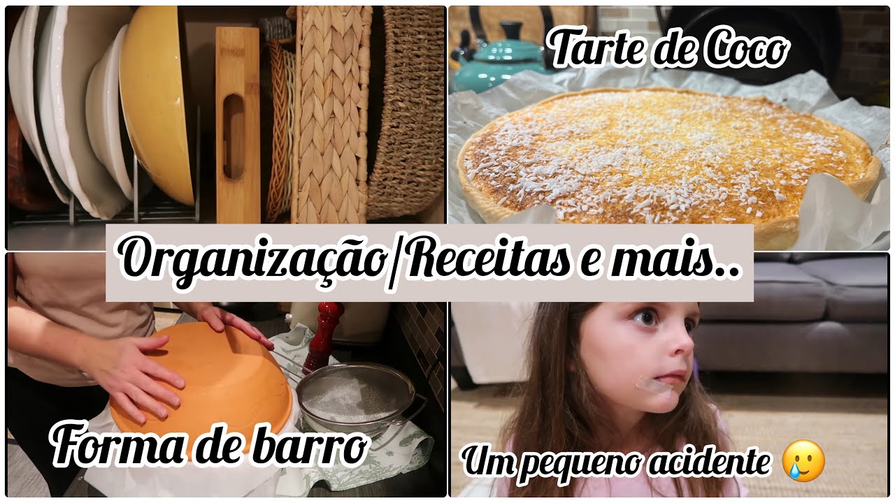 Rotina/Últimos dias do ano/Fomos ao farm/Pequeno acidente/Tarte de coco/Pão de lo #receitas #rotina