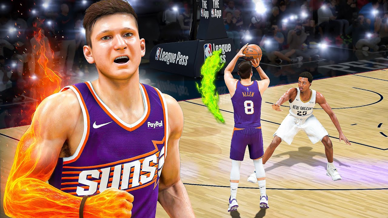 Грейсон Аллен — Человек-Факел в NBA 2K26. Играйте сейчас онлайн.