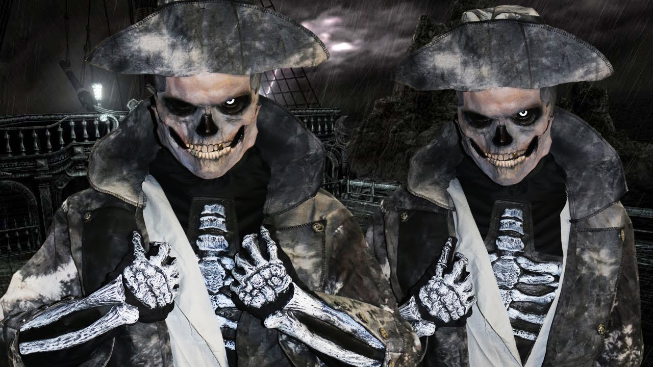 Ghost Pirate - Zombie/ Skeleton - Makeup Tutorial!
