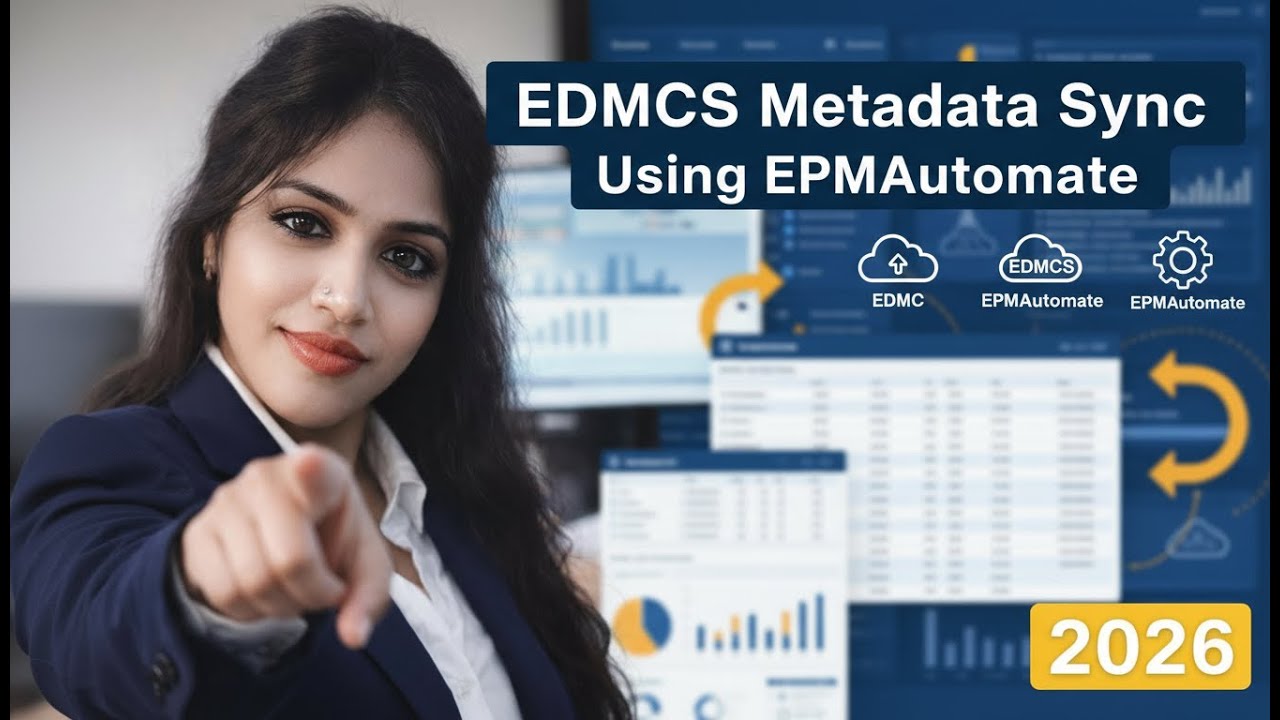 Синхронизация метаданных EDMCS с помощью EPMAutomate (2026) | Пошаговое руководство по EPMAutomate