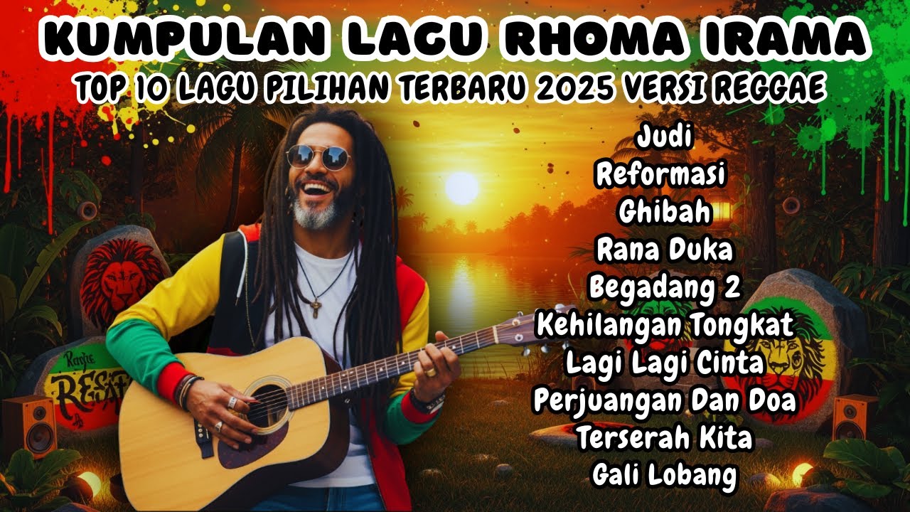🔥 Rhoma Irama Reggae Dangdut 2025 Terbaru 🎶 10 Lagu Paling Viral & Enak Didengar, Auto Santai!