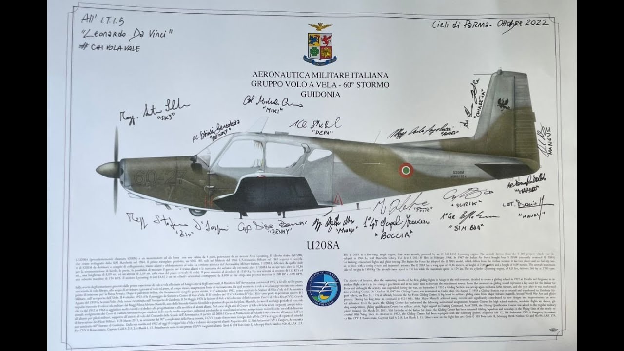 CORSO DI CULTURA AERONAUTICA -CITTA' DI PARMA CON STUDENTI DI LOGISTICA ITIS LEONARDO DA VINCI.