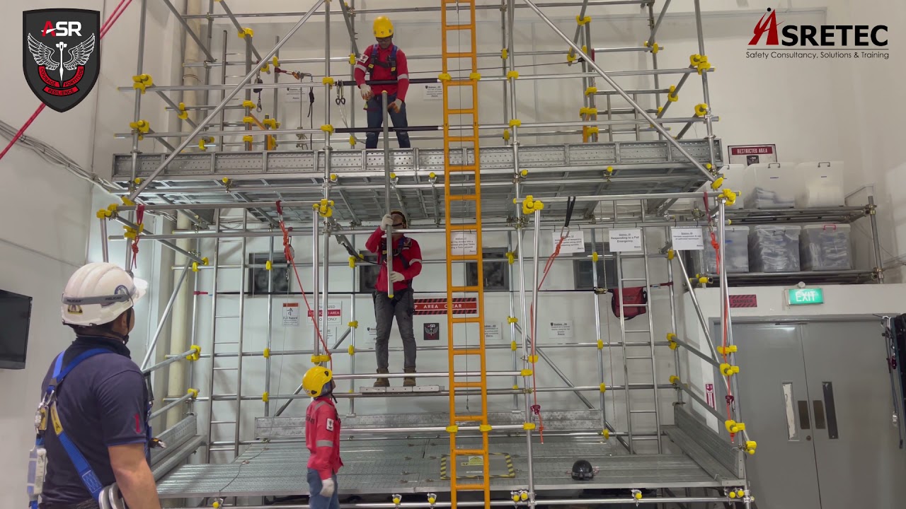 PMSE - Passing materials up the scaffold