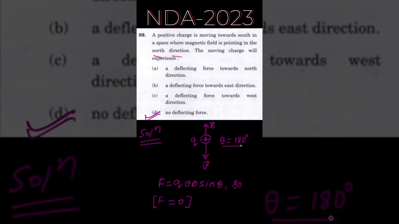 NDA 2023  PHYSICS SOLUTION // ANSARI SIR// DEFENCE EXAMX/NEET/JEE/AIRFORCE.