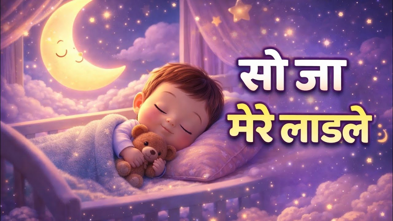 सो जा मेरे लाडले 😴🌙 | Hindi Lullaby for Baby Sleep | Chanda Lori