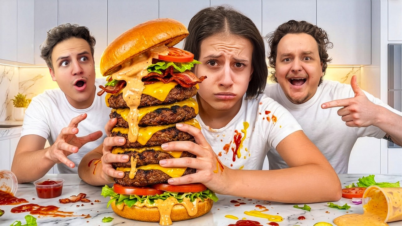 MEGETTÜNK 15.000 KALÓRIÁT?! 🍔🌯 10 KG Óriás Kaja Kihívás