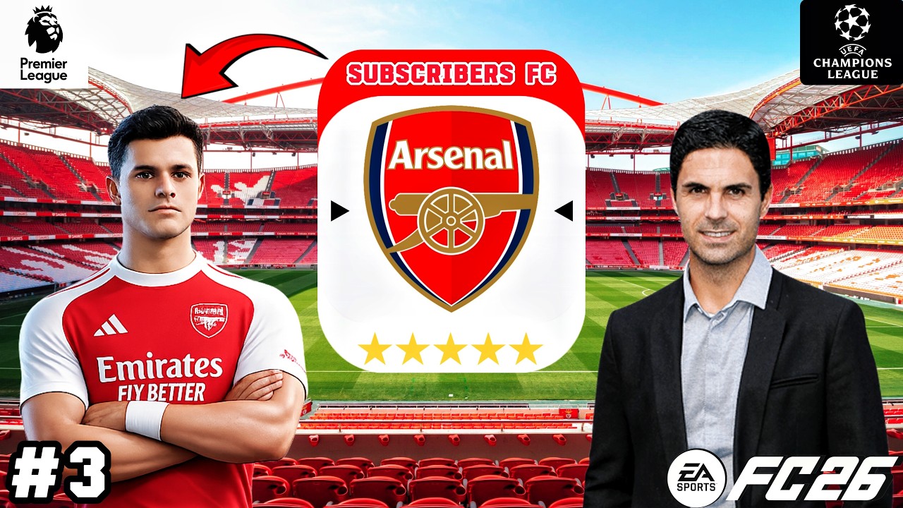 Arsenal Mode SUBSCRIBERS Harus Berhadapan Dgn King MU di CARABAO CUP & Bayern Munich Di UCL🏆🔥#3