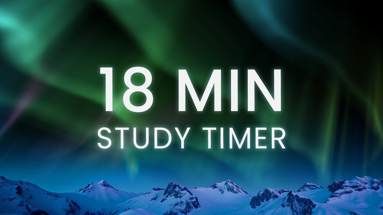 18 min Timer | Peaceful Background Music for Studying