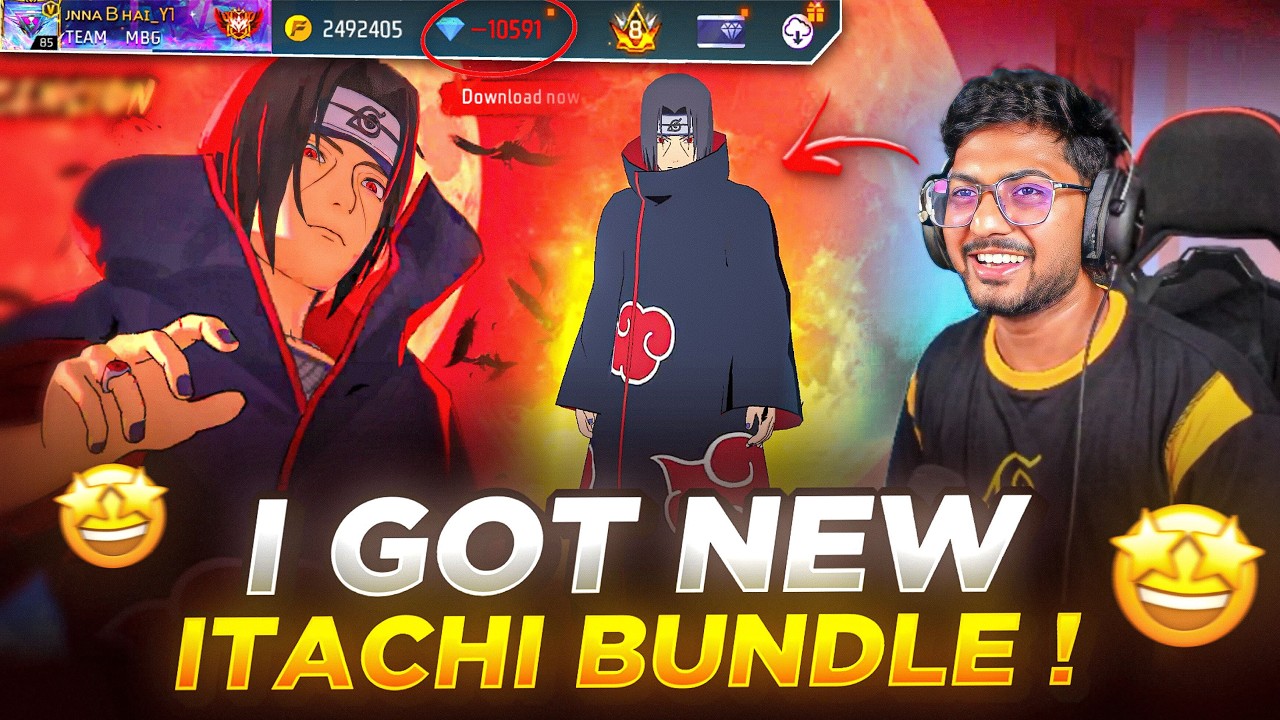 Spinning Legendary Itachi Bundle 🔥 FF Babai Diamonds💎 Anni Dhobbesadu.!😭- FreeFire Telugu - MBG ARMY