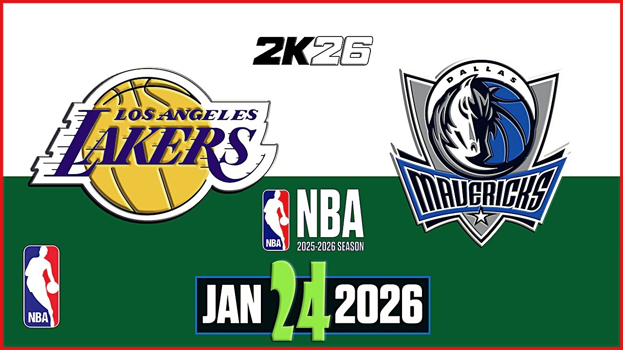 LAKERS  vs  MAVERICKS  | NBA 4TH QUARTER Highlights | mavericks vs lakers | NBA 2K26 |
