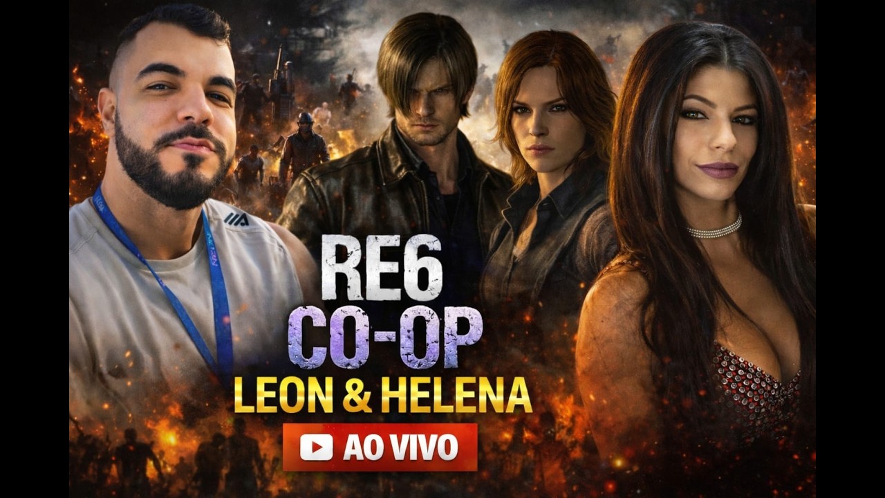 LIVE RESIDENT EVIL 6 cooper @renamplay  ATE ZERAR+BATE PAPO