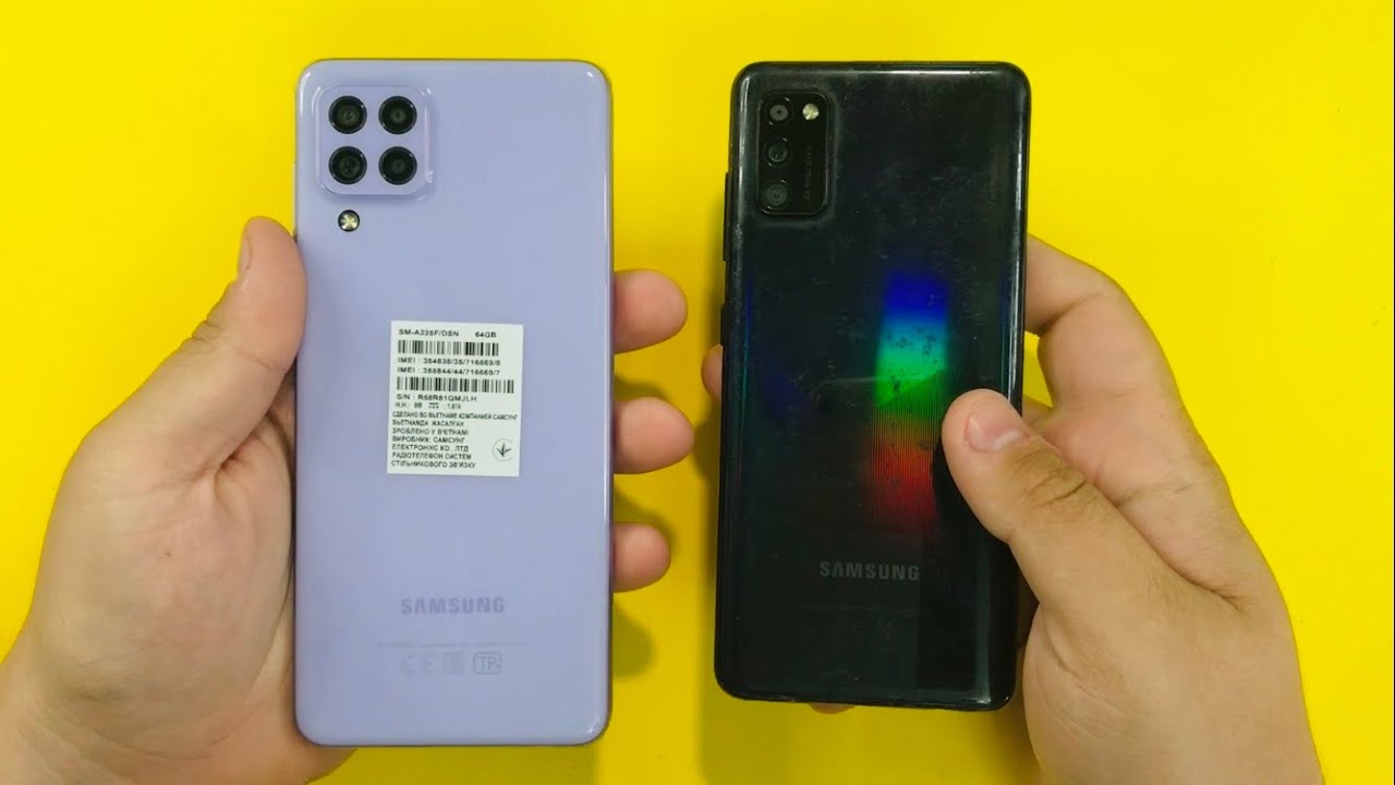 Samsung Galaxy A22 vs Samsung Galaxy A41