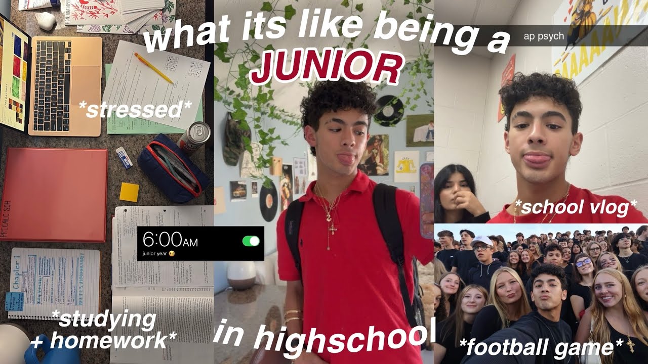 what its like being a JUNIOR in highschool | AP/honors classes, studying, events, friends, + routine