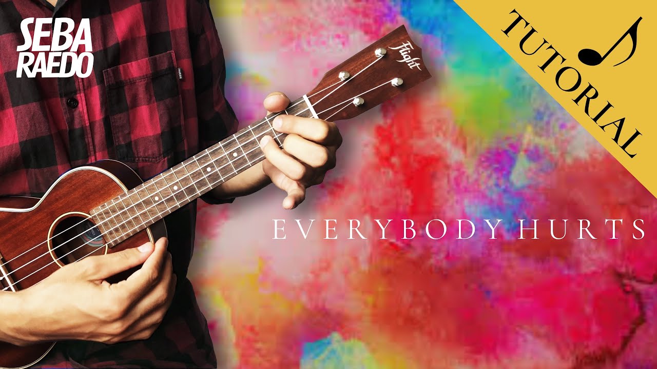 Everybody Hurts (Ukulele TUTORIAL) ♫ R.E.M.