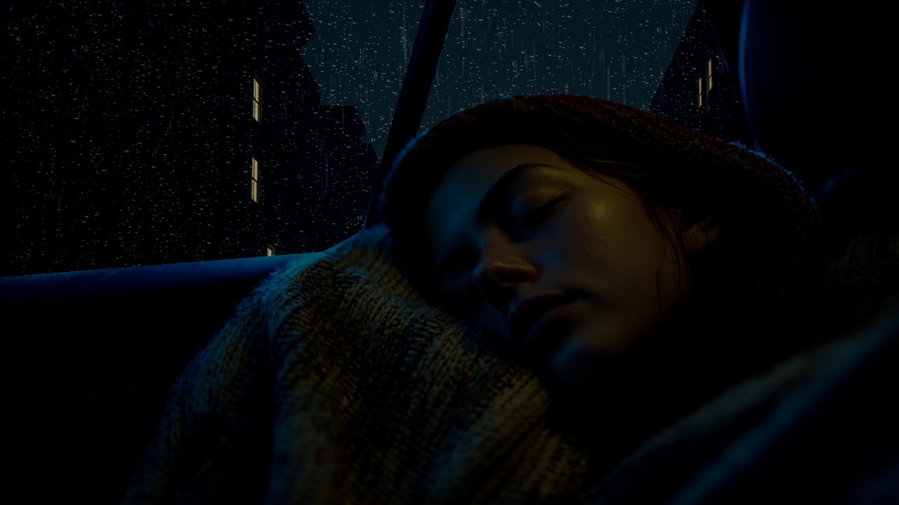 Cozy Rainy Night Car Sleep Ambience | Natural Heavy Rain Sounds for Deep Sleep | No Music