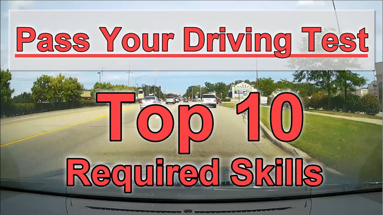 10 Required Driving Maneuvers for the Behind the Wheel Road Test