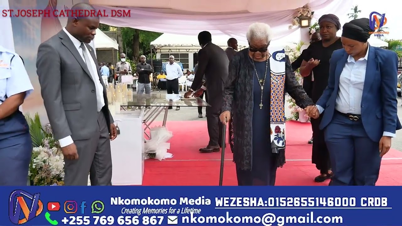 Mama Maria Nyerere aomboleza kifo cha Kardinali Pengo atoa Salamu za mwisho  St Joseph DSM