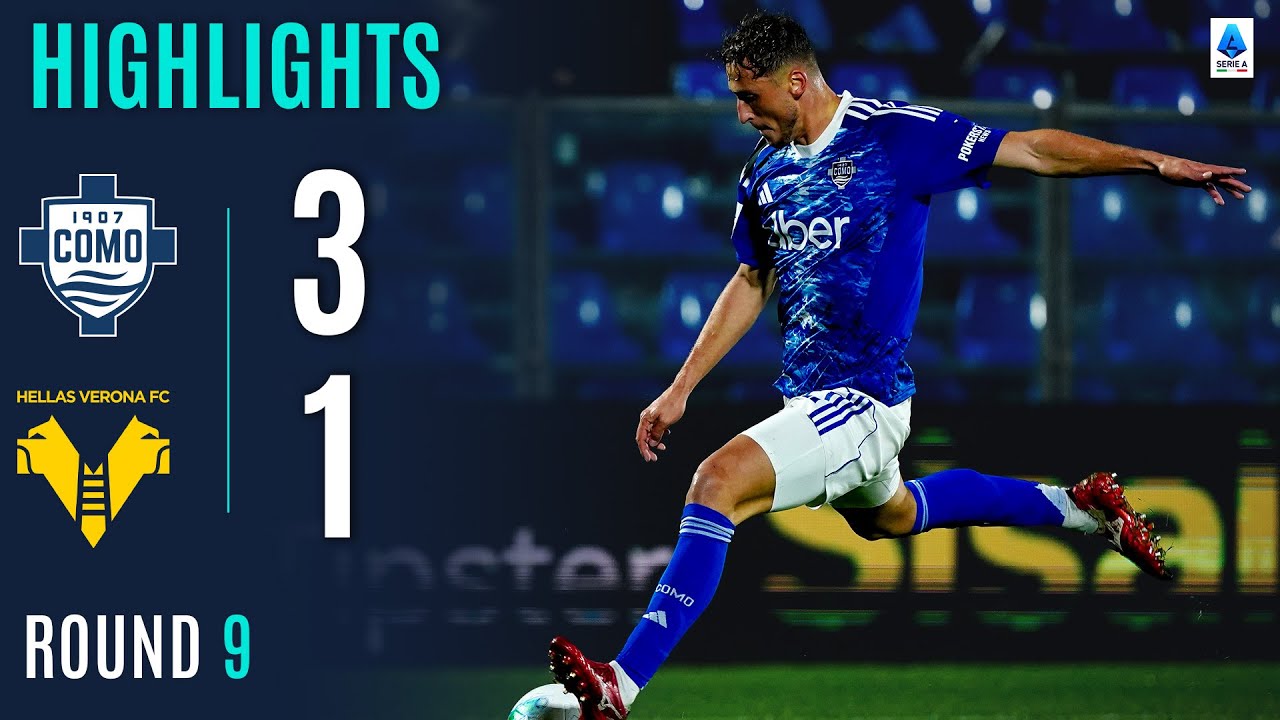 COMO-VERONA 3-1 | HIGHLIGHTS | Como take their spot with the big teams | SERIE A 2025/26