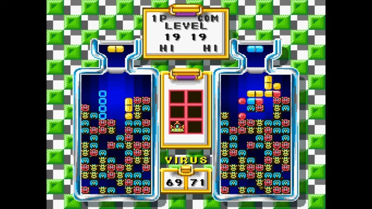 Sunday Longplay - Tetris & Dr. Mario (SNES) - Dr. Mario Vs. COM (Hard), All Levels