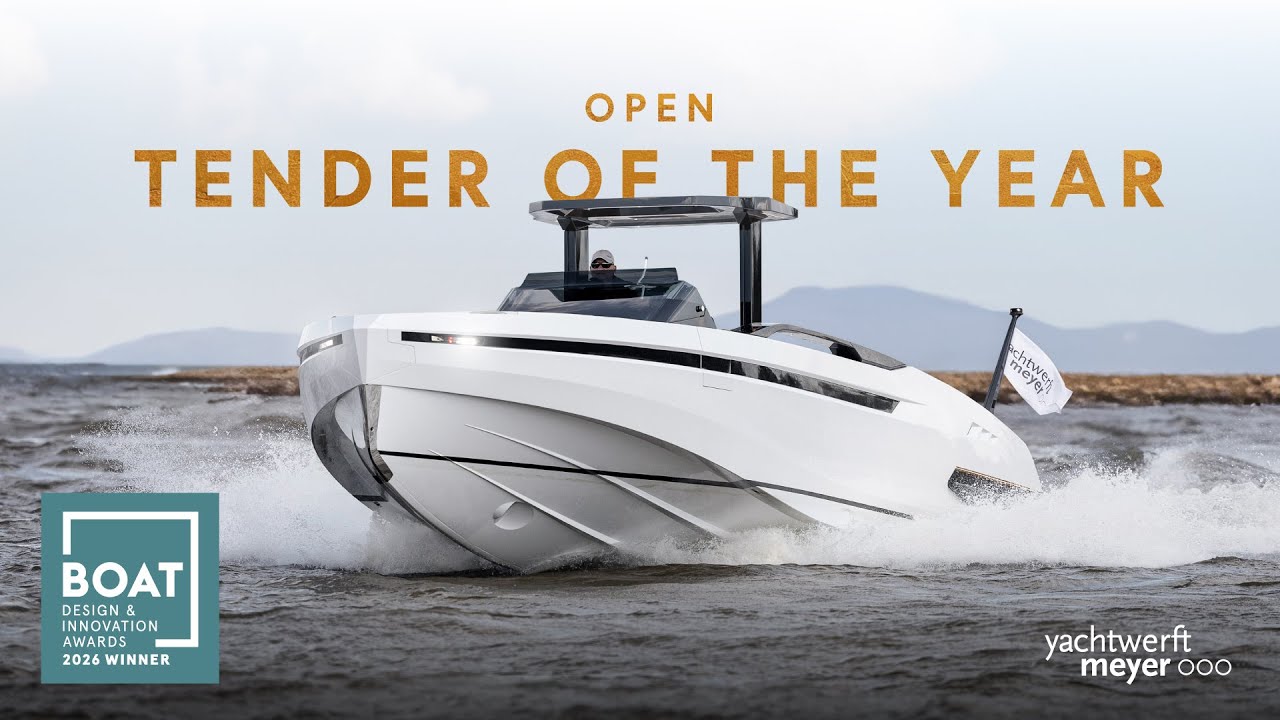 Award Winner - Tender of the Year 2026   |   Yachtwerft Meyer Impetus 11.5 m Open Tender