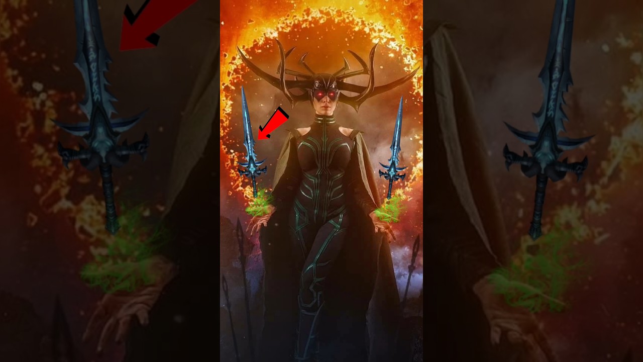 How powerful are Hela's swords, Necroswords? || #shorts