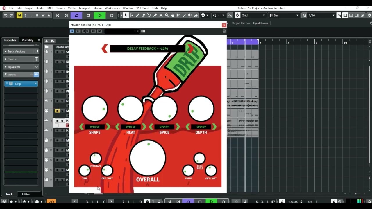 HOW TO MAKE AFROPOP BEAT IN CUBASE