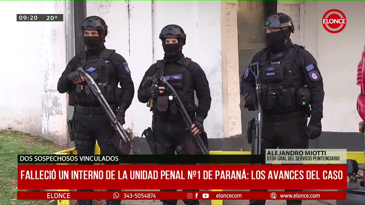 Falleció un interno en la Unidad Penal Nº1: Las novedades del caso-ELONCE-7/03/2026