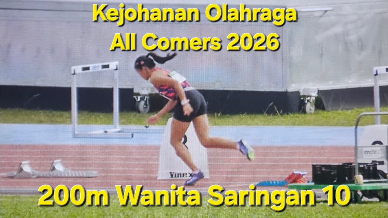 200m Wanita Saringan 10 Kejohanan Olahraga Rakan Muda MSWP POWP MILO Junior All Comers 2026