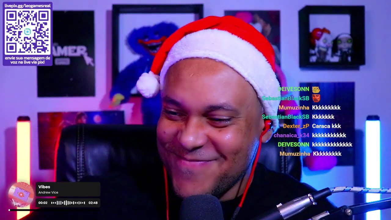 Leo Games Live de Natal com vários Jogos Duvidos
