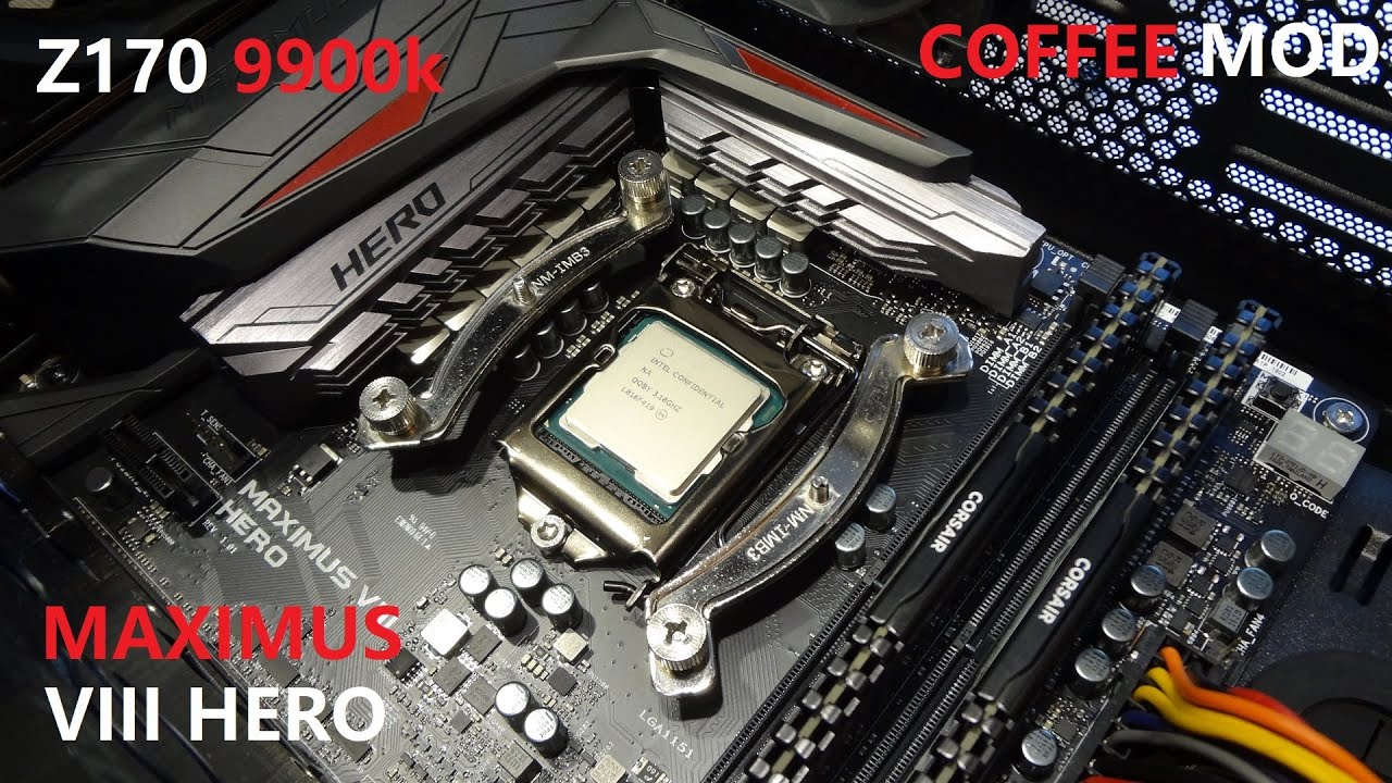 Coffe-Mod в формате Live! Asus Maximus VIII Hero, 9600k, QQBY, G5400
